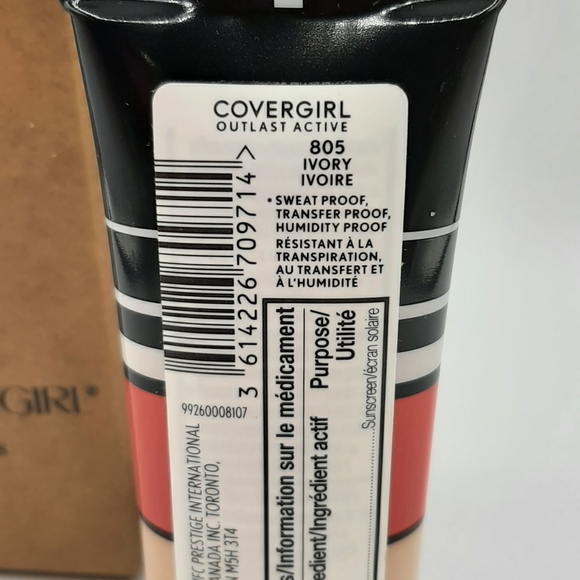 2 COVERGIRL Outlast Active 24Hr Foundation NEW!! - Picture 3 of 3